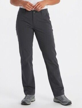 ExOfficio Womens Pants Sz 10 Dark Grey Hiking Nylon Straight Leg Utility Hicking